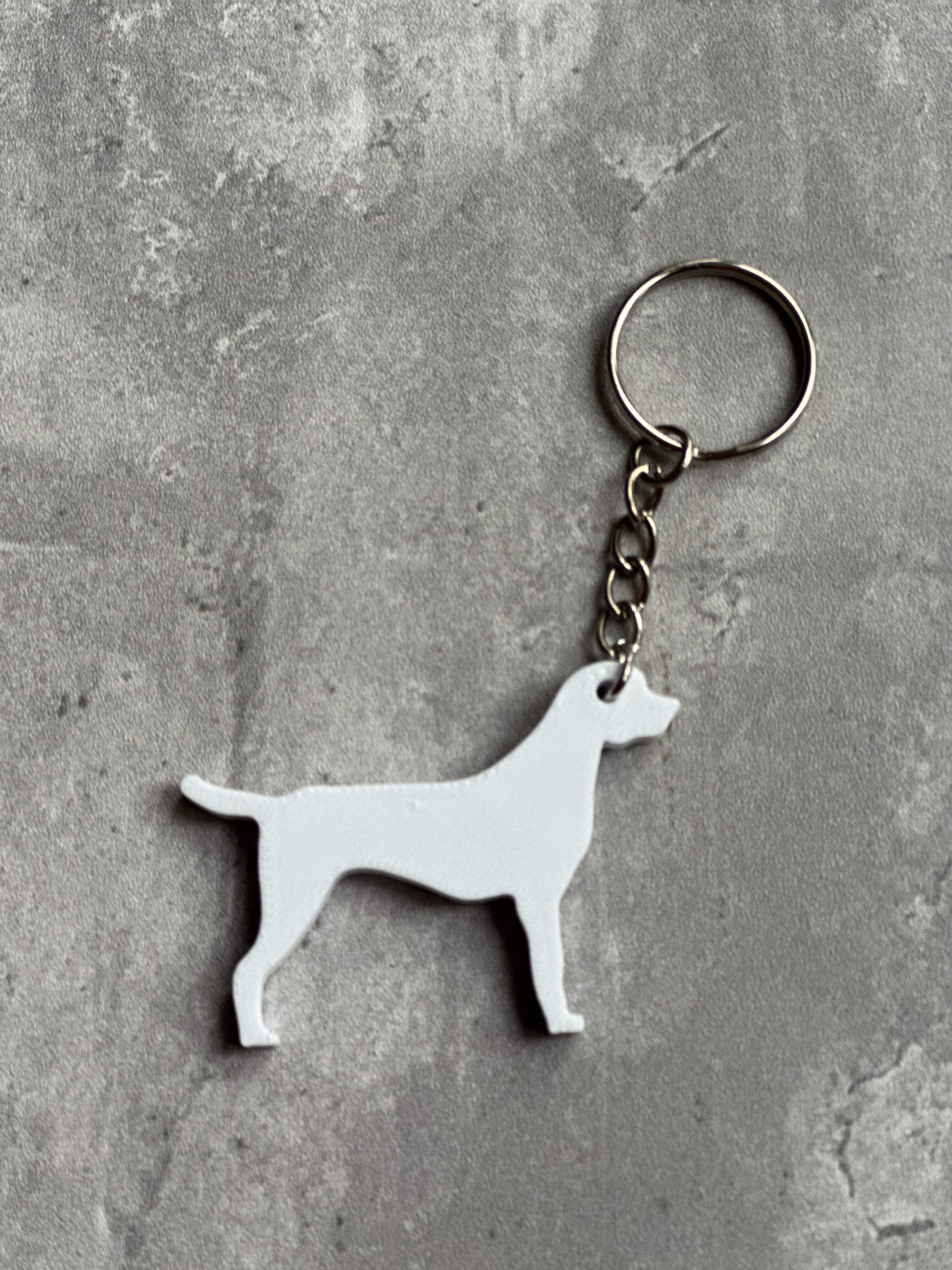 Viszla Keyring Stl File. | 3D Printed | Unique Personalised Gifts