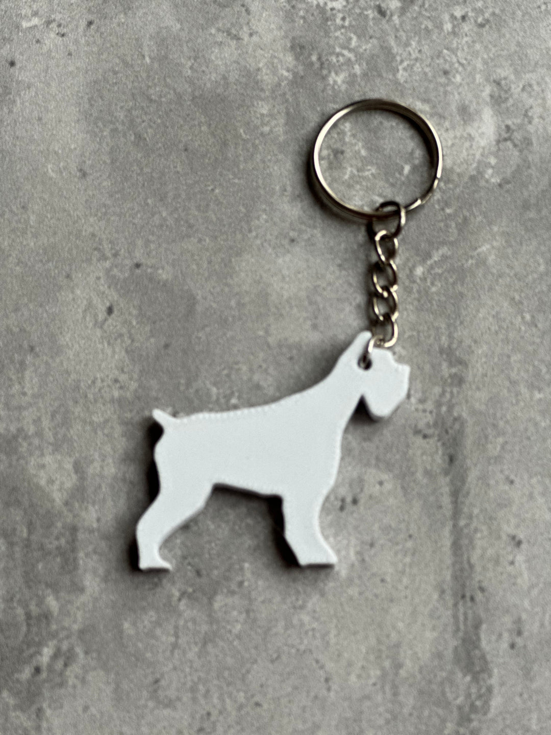 Standard Schnauzer Keyring Stl File | 3D Printed | Unique Personalised Gifts