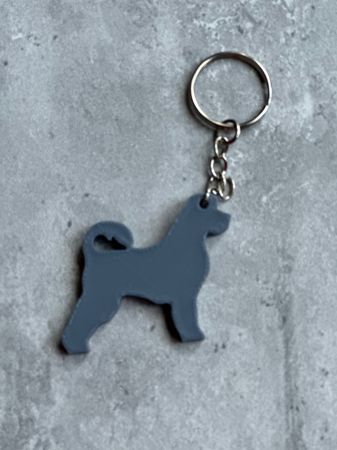 Spanish Water Dog Keyring Stl File. | 3D Printed | Unique Personalised Gifts