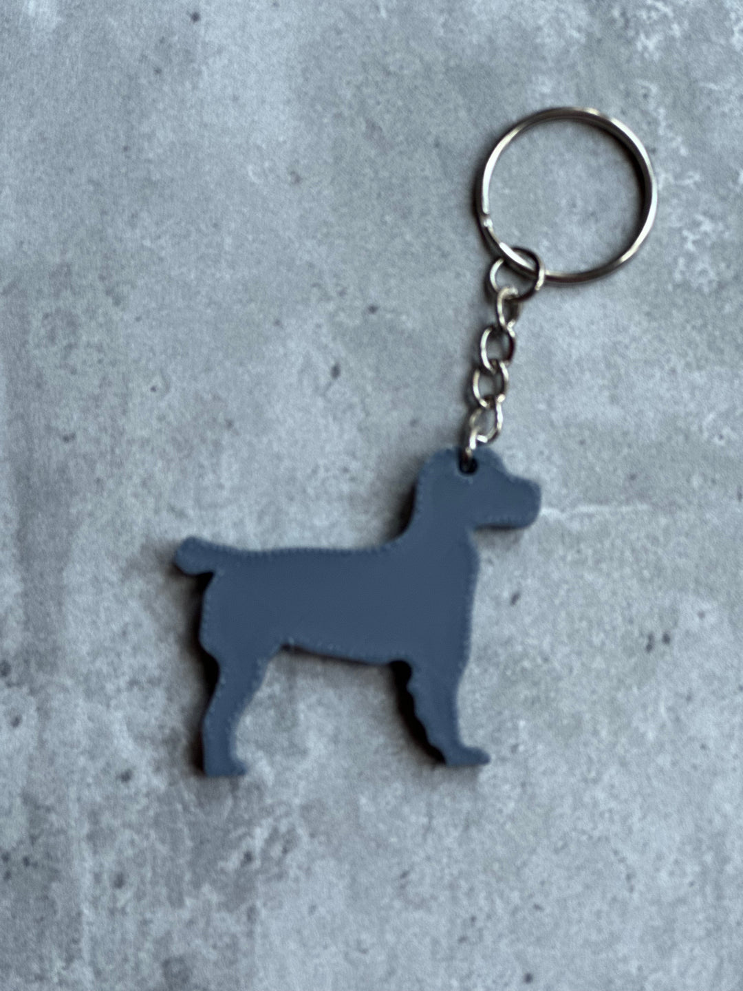 Spaniel Keyring Stl File | 3D Printed | Unique Personalised Gifts