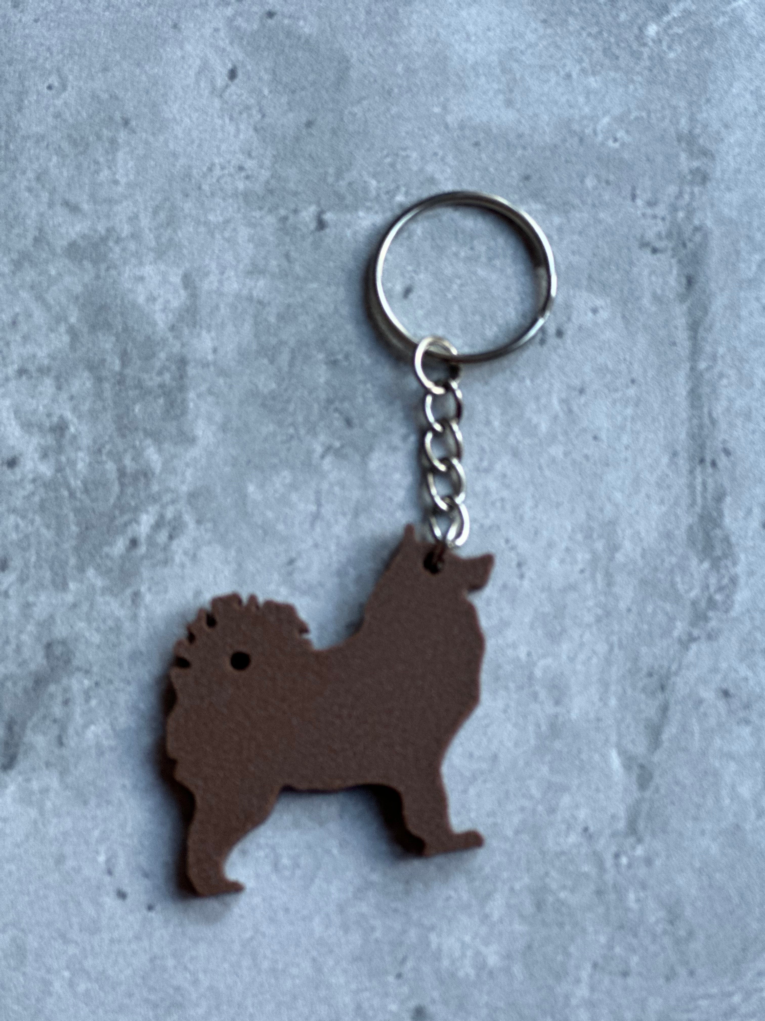 Samoyed Keyring Stl File | 3D Printed | Unique Personalised Gifts