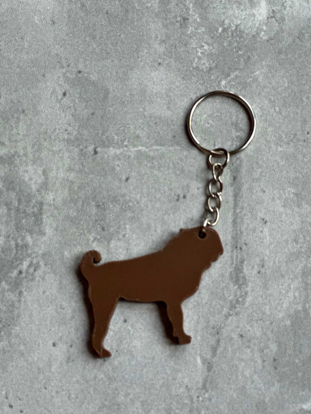 Pug Keyring Stl File | 3D Printed | UNique Personalised Gifts