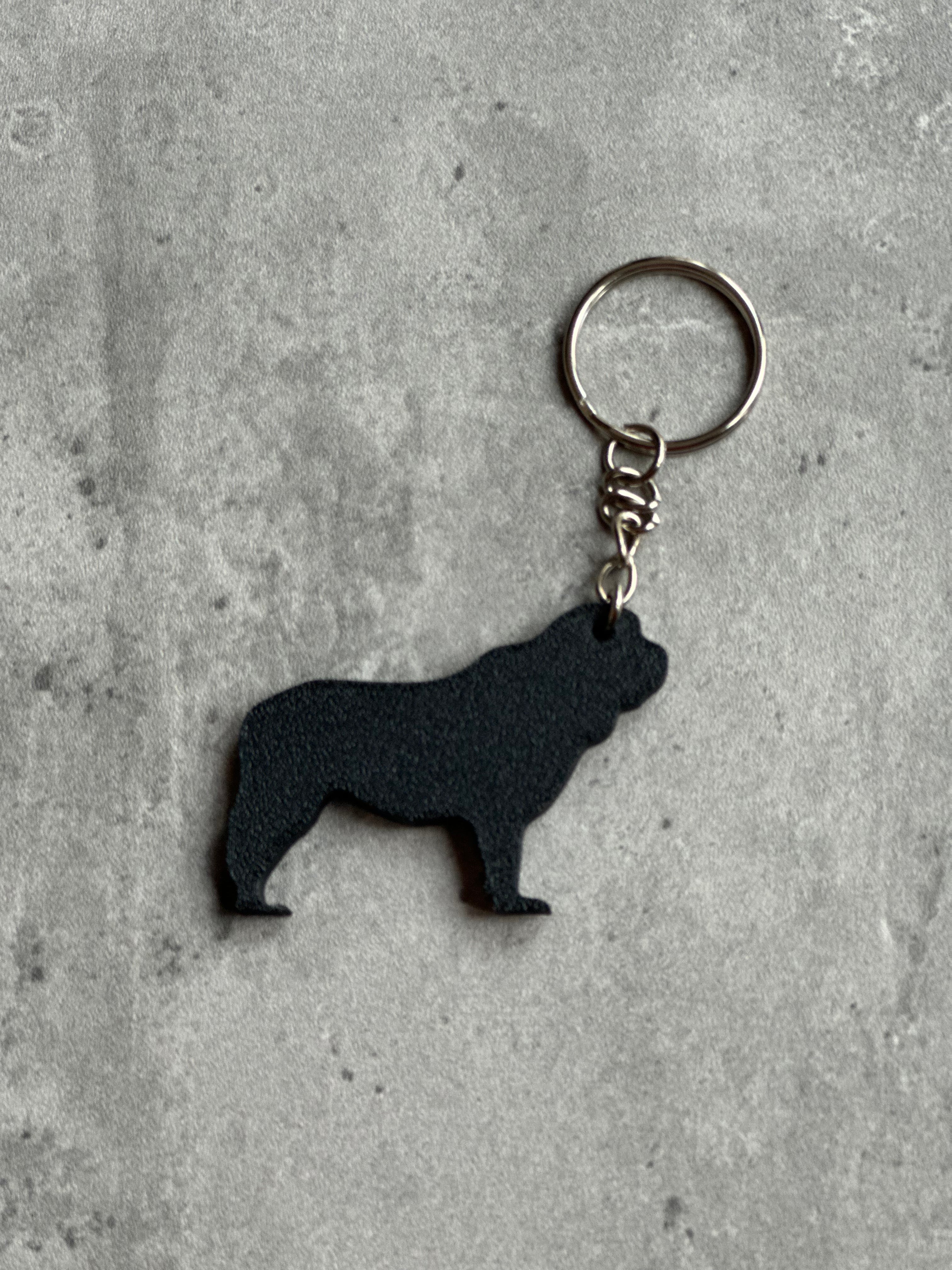 Old English Sheepdog Keyring Stl File | 3D Printed | Unique Personalised Gifts