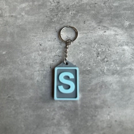 Initial Keyring Stl File (Letter S) | 3D Printed | Unique Personalised Gifts