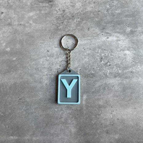 Initial Keyring Stl File (Letter Y) | 3D Printed | Unique Personalised Gifts