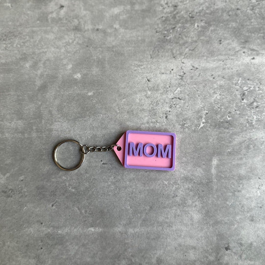 Personalised Family keyring (3D Printed) Mom | 3D Printed | Unique Personalised Gifts