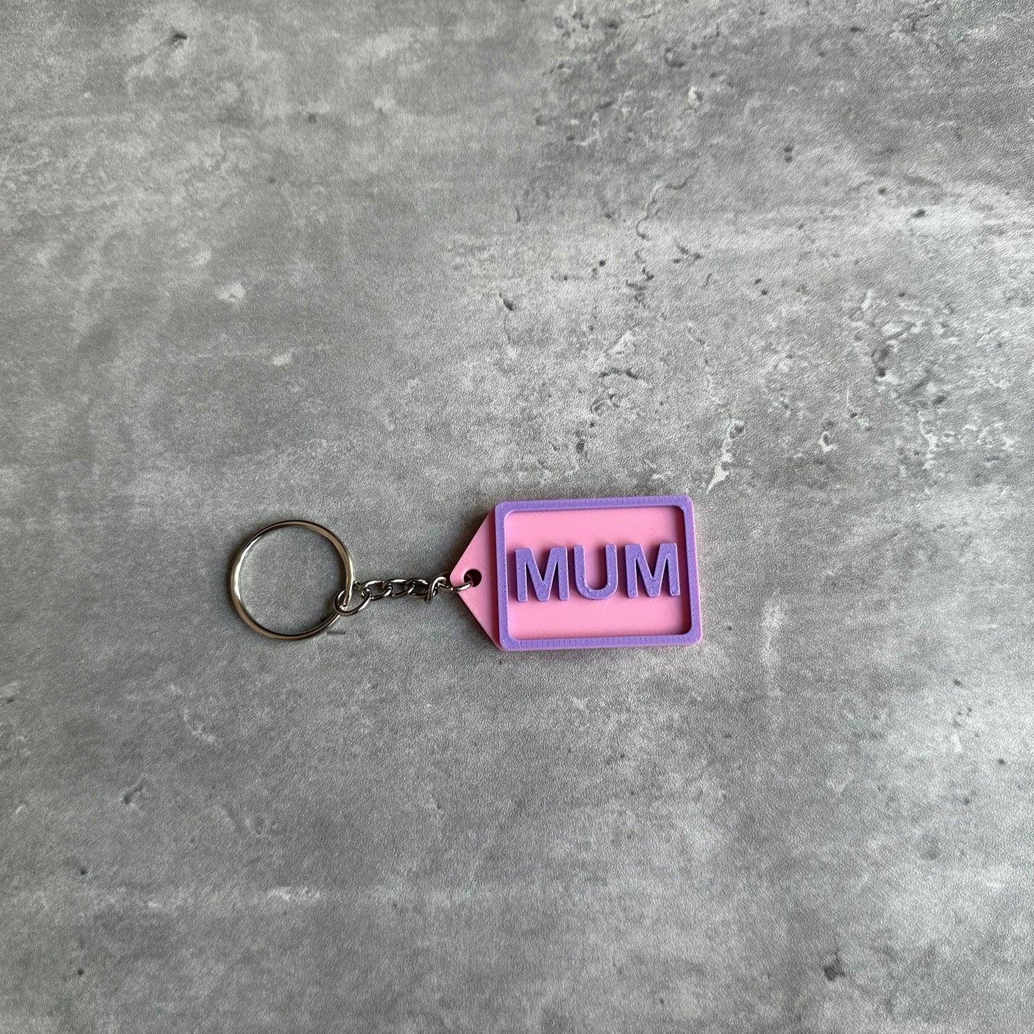 Personalised Family keyring (3D Printed) Mum | 3D Printed | Unique Personalised Gifts