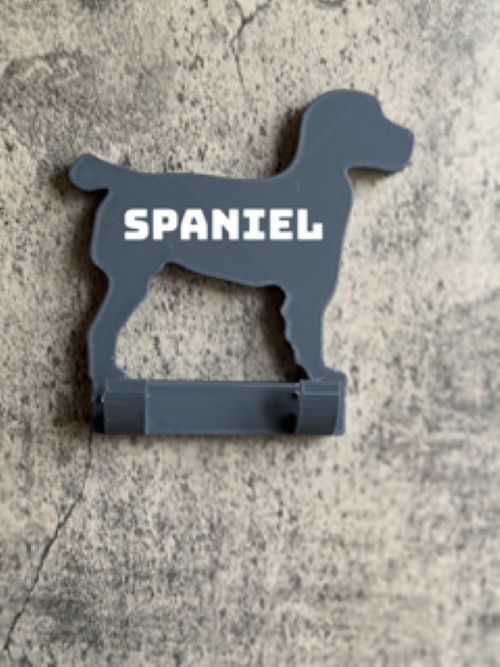 Personalised Spaniel Dog Lead Hook | 3D Printed | Unique Personalised Gifts