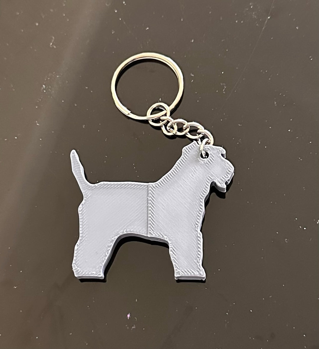 Wheaton Terrier Keyring Stl File | 3D Printed | Unique Personalised Gifts