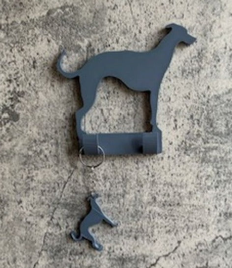 Personalised Whippet Dog Lead Hook | 3D Printed | Unique Personalised Gifts